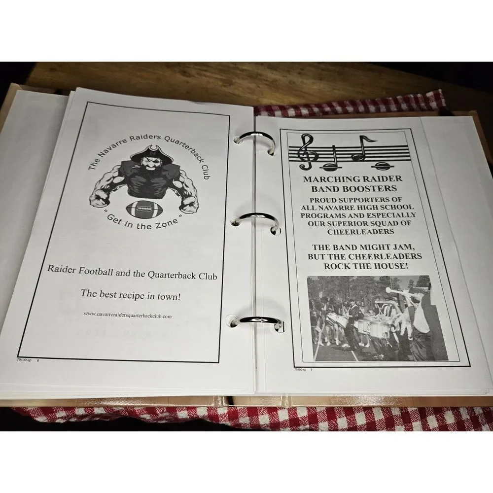 Navarre High School‎ Florida Panhandle Cookbook Hometown Binder Souvenir '07